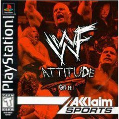 Sony Playstation (PS1) WWF Attitude (case damage) [In Box/Case Complete]